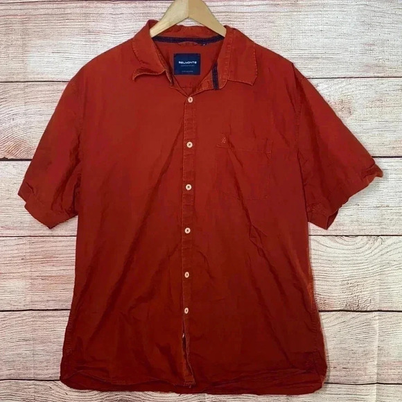 Belmont Contemporary | Men’s Super Fine Cotton Burgundy Size 42 - Picture 1 of 4